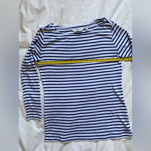 Vineyard Vines Classic Boat Neck Nautical Top - Picture 10 of 10